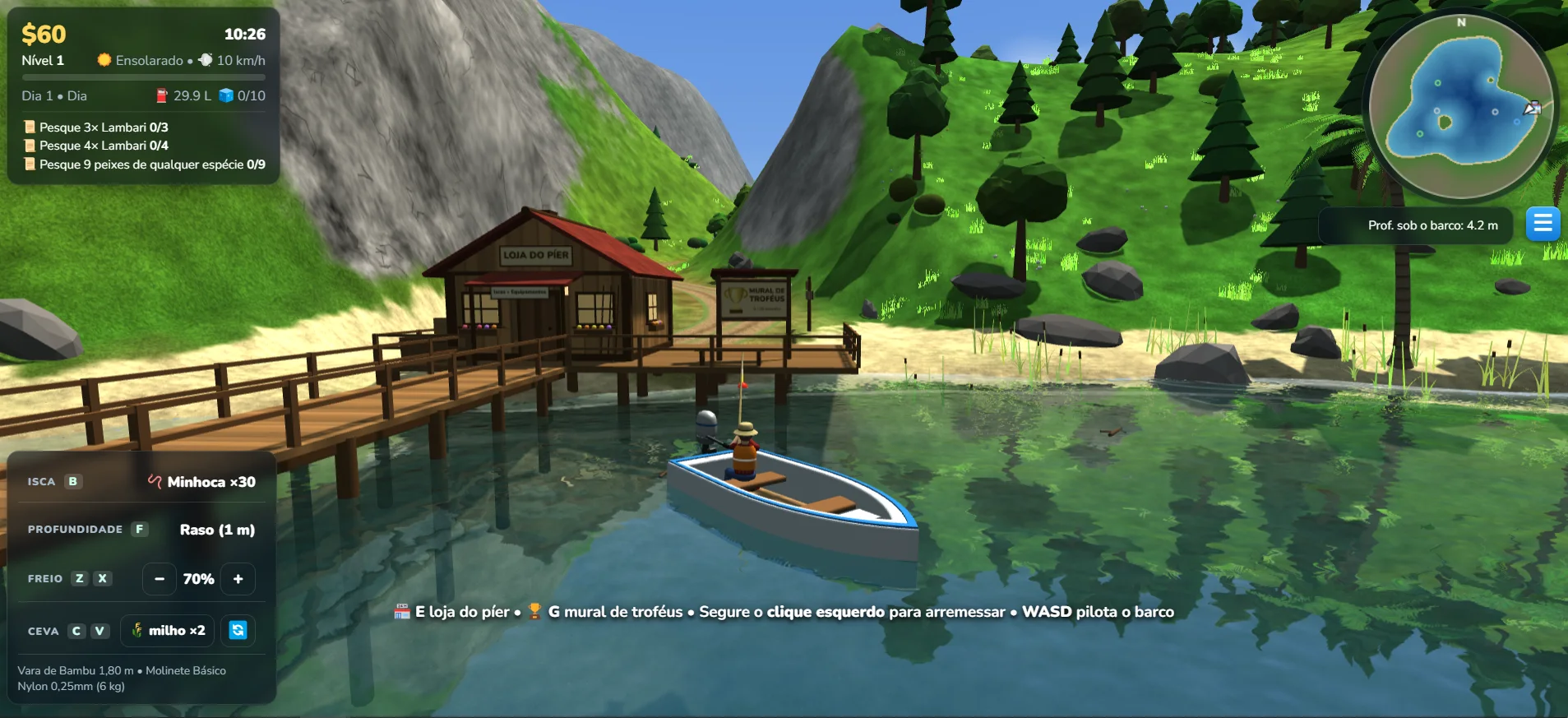 Imagem 2 de LAGO SERENO — Simulador de Pesca 3D